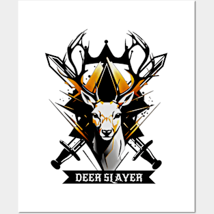 Majestic Deer Slayer Posters and Art